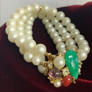 Vintage earrings,necklace and bracelet